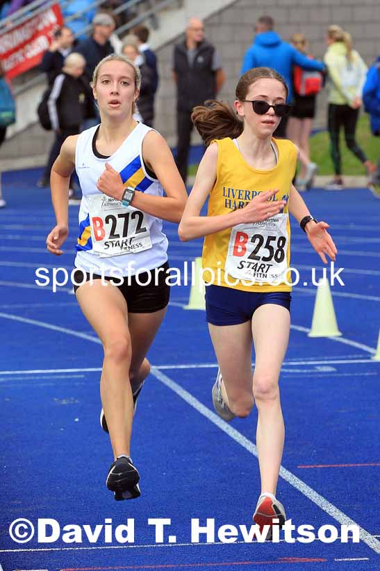 Womens under-17s 2022 Northern Road Relays, SportsCity, Manchester. Photo: David T. Hewitson/Sports for All Pics